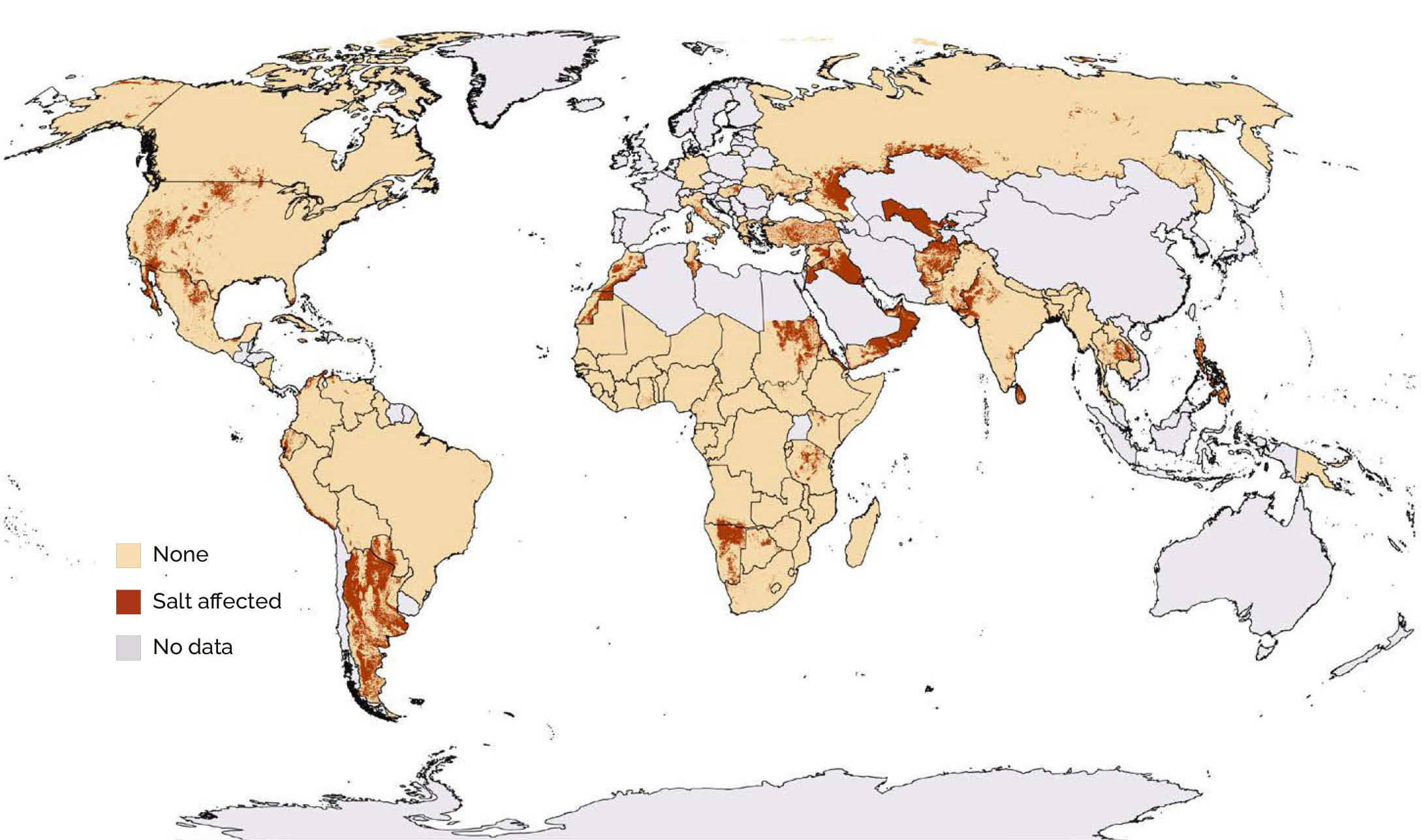 Source: FAO, 2021a, modified to comply with UN, 2021.